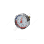 Термоманометр МД04 осевой Дк80 0-0,6 МПа L=40мм G1/4" 120С с переходником на G1/2" ЭКОМЕРА МД04-80-G-0,6МПа-120-L-40-ОИ