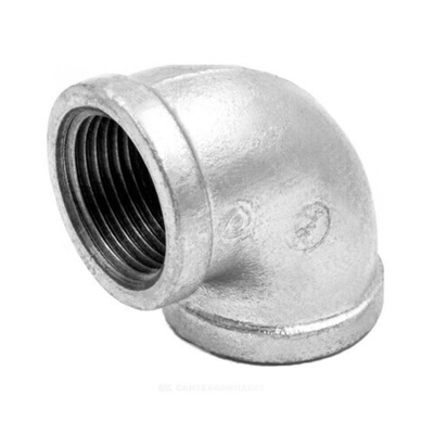 Угольник 90° чугун оцинкованный ВР/ВР Fittex PLUS