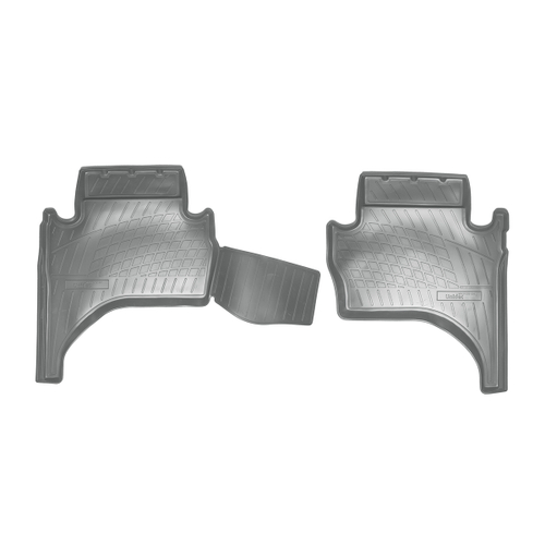 Ковры в салон Norplast/Unidec для Mitsubishi L200 V (2015-), Серый, задние, арт.NPA01-C59-338-G