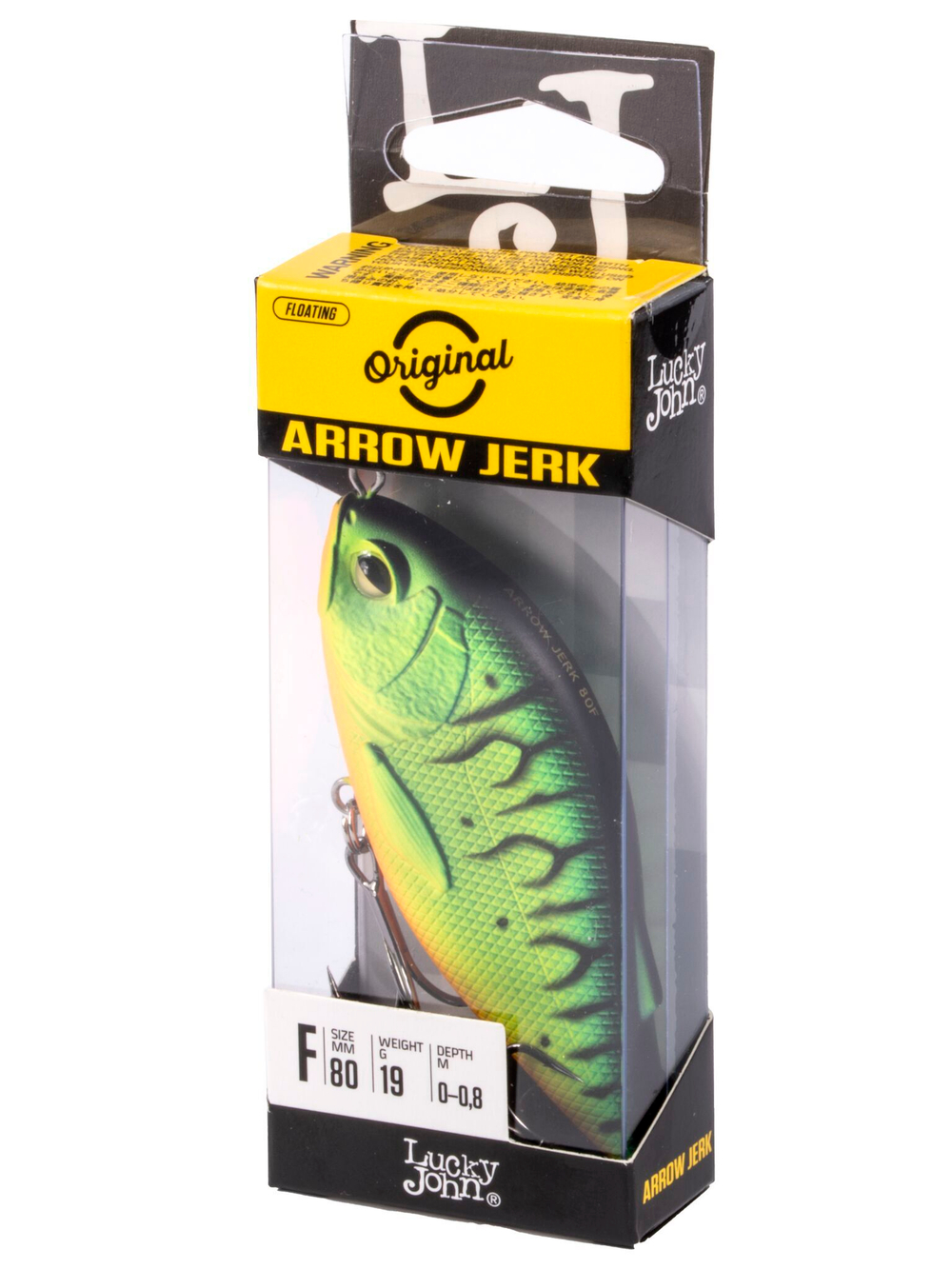 Воблер плавающий LJ ORIGINAL ARROW JERK 8 см, цвет 008