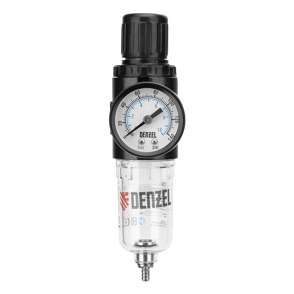 DENZEL Фильтр-регулятор FR1500 10 бар 1500 л/мин 1/4"