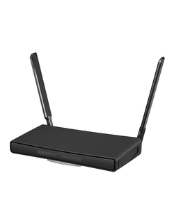 MikroTik hAP ac3 with 4-core 716 MHz CPU, 256MB RAM, 5 x Gigabit LAN (PoE-out on port#5), two wireless interfaces (built-in 2.4Ghz 802.11b/g/n two chain, built-in 5Ghz 802.11ac two chain), 3dBi 2.4GHz