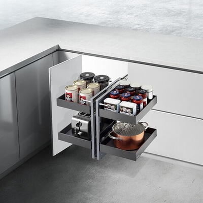 Выдвижной угловой блок для хранения - SHEARER STYLE, 680x455x590 мм