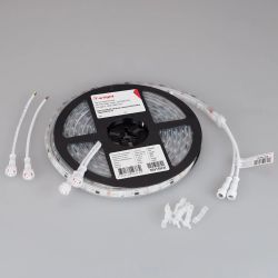 Светодиодная лента герметичная SPI-PFS-B60-12mm 12V RGB-PX3 (14.4W/m, IP68, 5060, 5m) (Arlight, бегущий огонь) 026155(3)