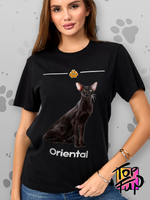 Футболка ориентальная кошка