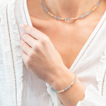 Браслет Coeur de Lion Light Blue-Beige 2043/30-0738