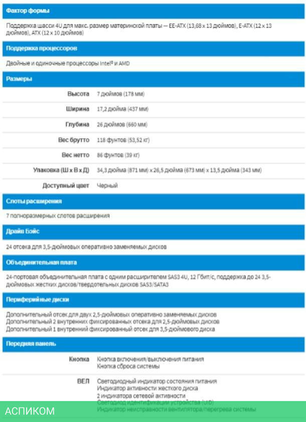 Корпус SuperMicro CSE-846BE1C-R1K23B