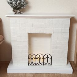 GAZS-6133 GREEN APPLE Заборчик садовый, 4 секции, раз-р секции 61*33cм, общ. длина 2.42 м, пластик | GREEN APPLE