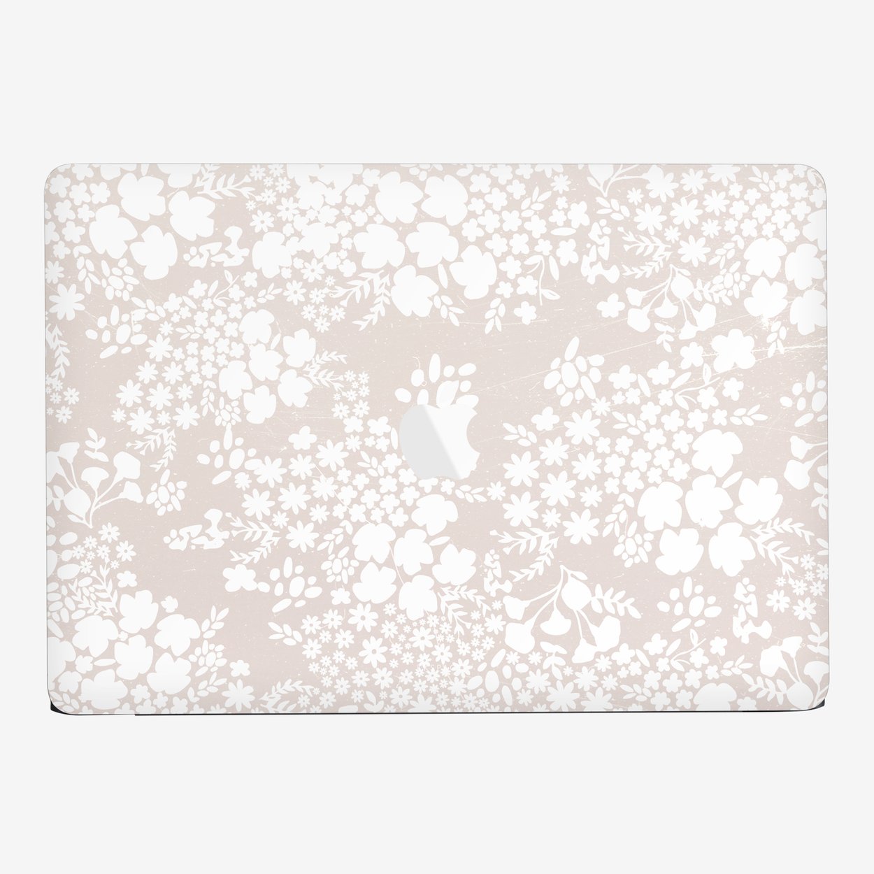 Виниловая наклейка FLORAL CREAM для MacBook