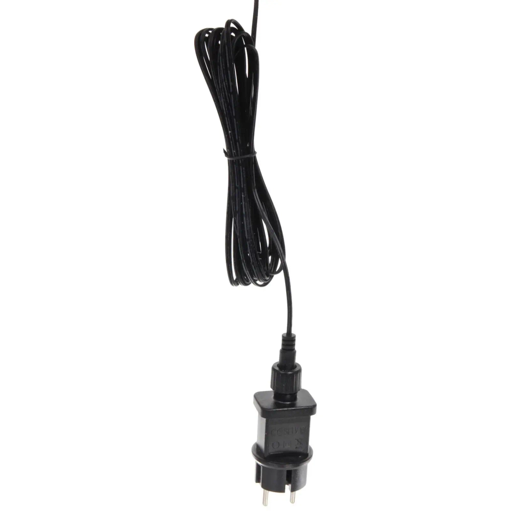 Венок хвойный «Заснеженный сад» d-50 см светодиодный, ПВХ, леска, белое напыление,свечение - Теплый белый