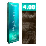 Kapous Professional Крем-краска для волос Hyaluronic Acid,  с гиалуроновой кислотой, тон №4.00, Коричневый интенсивный, 100 мл