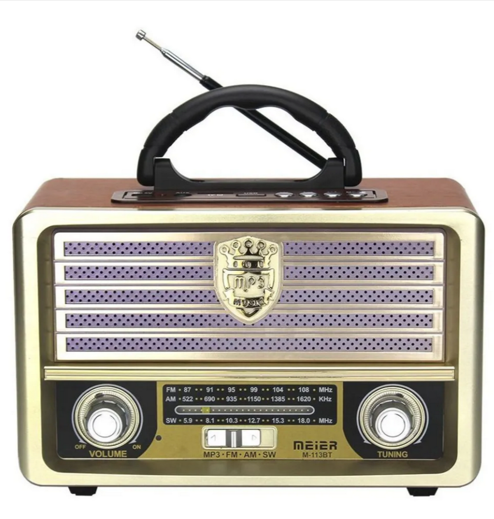 Радиоприемник Meier M-113BT USB Retro Bluetooth