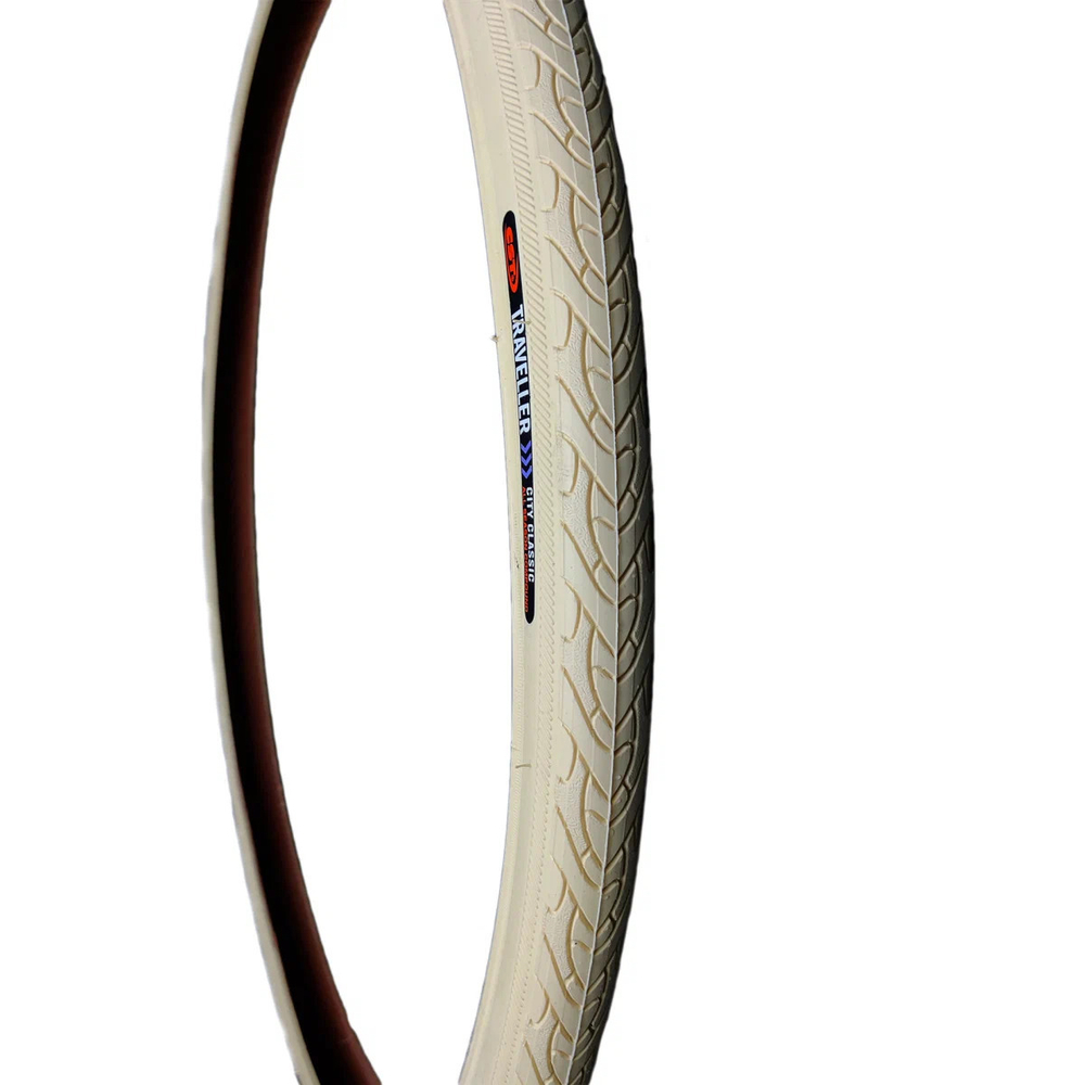 Покрышка C-1777, 700Cx35C, TRAVELLER, 30 TPI, CST, кремовый