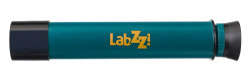Зеленая зрительная труба Levenhuk LabZZ S5 12x30 с логотипом