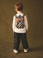 Лонгслив и брюки в комплекте для мальчика Next B84-717, Белый, Серый