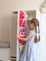 Кармашки в садик 85х20 Сердечки (розовый)