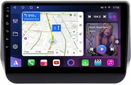 Магнитола для Hyundai H1, Grand Starex, 2018-2022 (ШГУ цветной) - FarCar BM9-7000F2 монитор 9" QLED на Android 13, ТОП процессор, 4Гб+32Гб, CarPlay, 4G SIM-слот