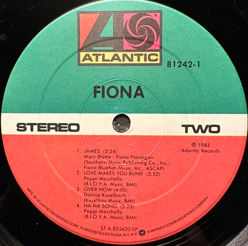 Fiona - Fiona (США 1985г.)