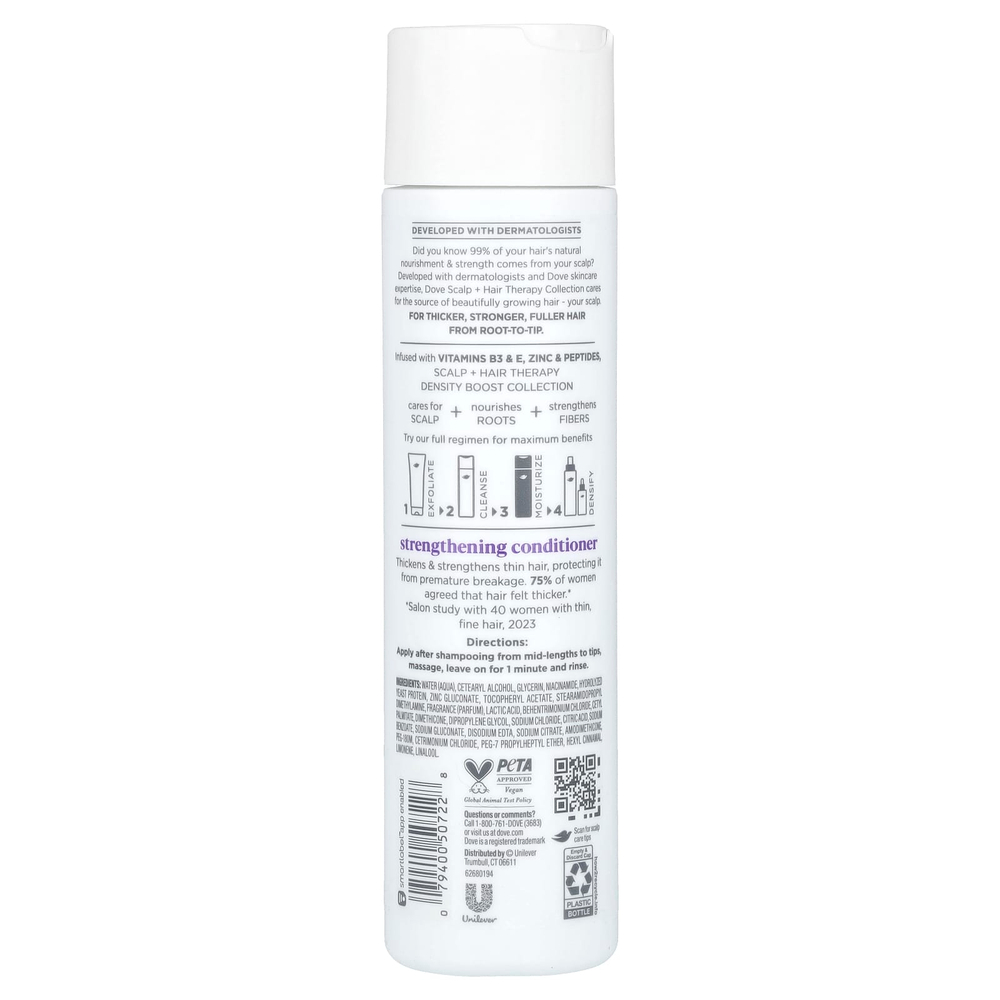 Dove, Scalp + Hair Therapy, укрепляющий кондиционер, 273 мл (9,25 жидк. унц.)
