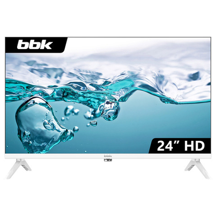 Телевизор 24" BBK 24LEM-1045/TS2C (W)