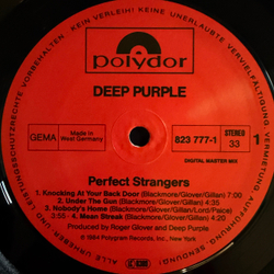 Виниловая пластинка Deep Purple ‎– Perfect Strangers LP