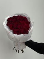 Букет из красной розы ХЕРТС 15 шт