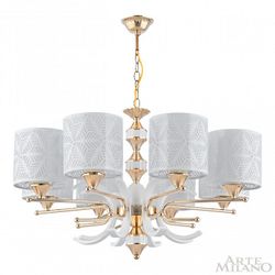 Подвесная люстра Arte Milano Florentia-2097 302097/8 Wh/Gd