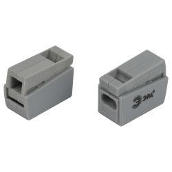 Клемма ЭРА NO-225-411 быстрозажимная 221-112 для светильников 2 полюса 0.5-2.5мм2 (упаковка 50 шт.) | Клеммы