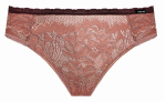 Трусики-бразилиана Zoe (Размер: M) (Цвет: грязно-розовый)