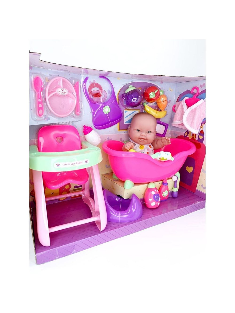 Пупс BERENGUER виниловый 25см в наборе (16614)