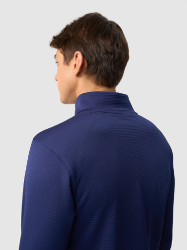 Зимняя беговая рубашка GRI Лонг 5.0 мужская тёмно-синяя