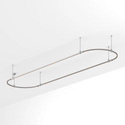 Основание ART-APRIORI-OVAL-ROD-400-4000x1000 (TN) (Arlight, IP20 Металл, 3 года) 054530