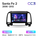 Teyes CC3 9" для Hyundai Santa Fe 2006-2012