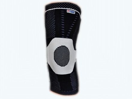 Наколенник трикотажный с силиконовыми вставками :(SKT 1413-S):