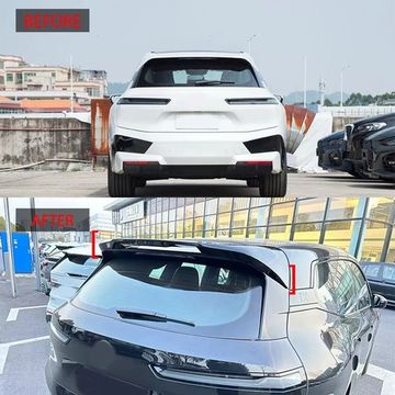Спойлер BMW IX 2022-2025 чёрный глянец
