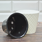 Горшок цветочный Manhattan 1л D125мм, белоснежный жасмин