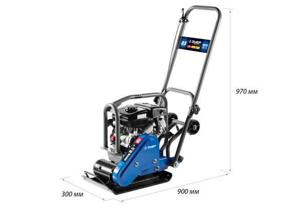 Виброплита бензиновая ЗУБР ЗВПБ-8,5 Г 8,5 кН