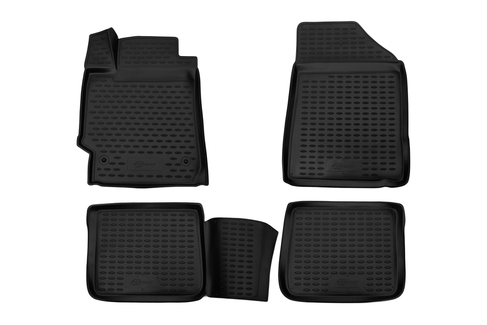 Коврики 3D в салон подходит для TOYOTA Camry (VI, VIr) XV40, 2006-2011, 4 шт. (Повышенная устойчивость, повышенная износо FORMAT.FORMAT.3D.48.02.210K