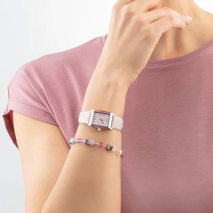 Набор часы и браслет Coeur de Lion Rose-Silver 7670/53-1917