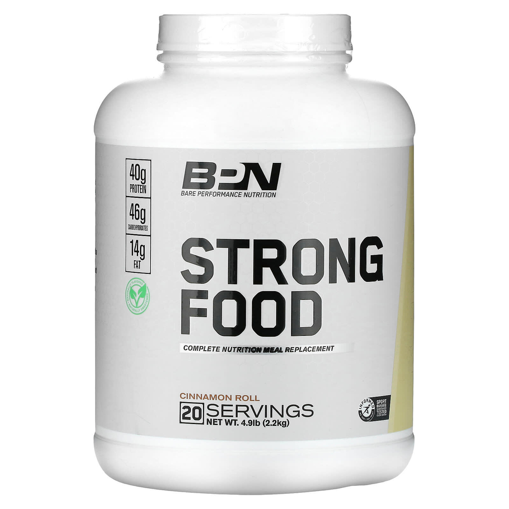 BPN, Strong Food, булочка с корицей, 2,2 кг (4,9 фунта)