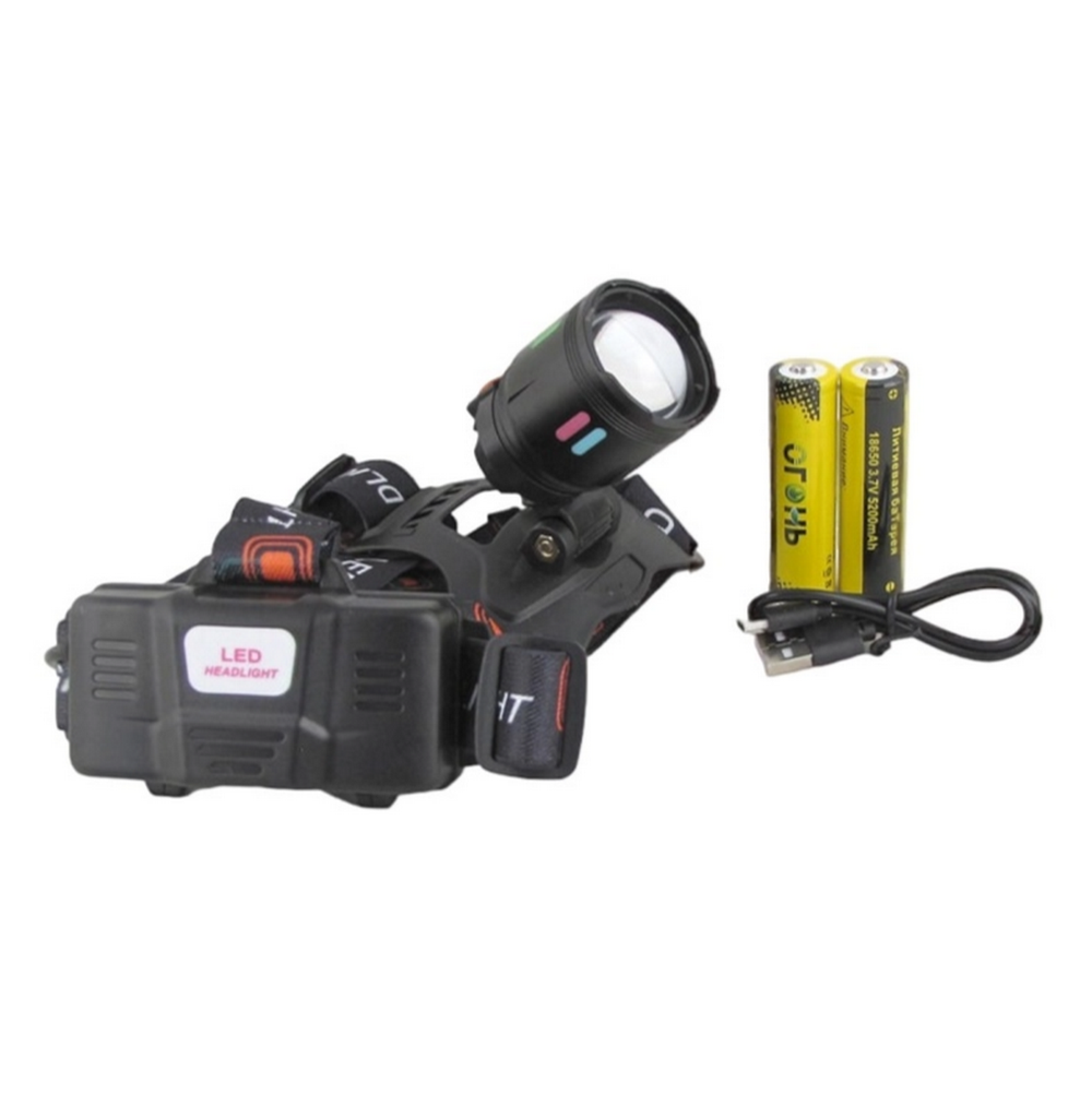 Фонарь налобный высокой яркости "белый лазер" Огонь HT-3101-PM30-TG