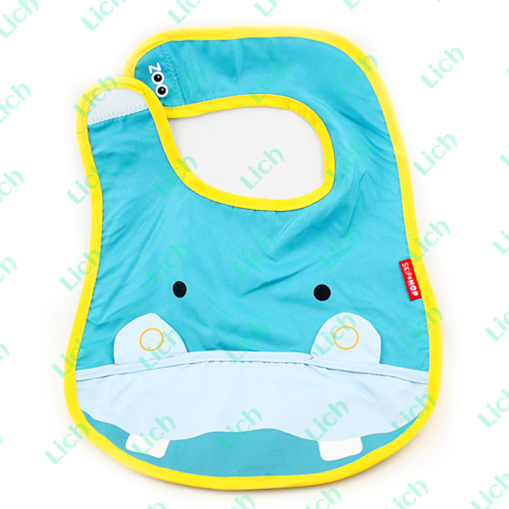 Слюнявчик водонепроницаемый с изображениями различных зверей