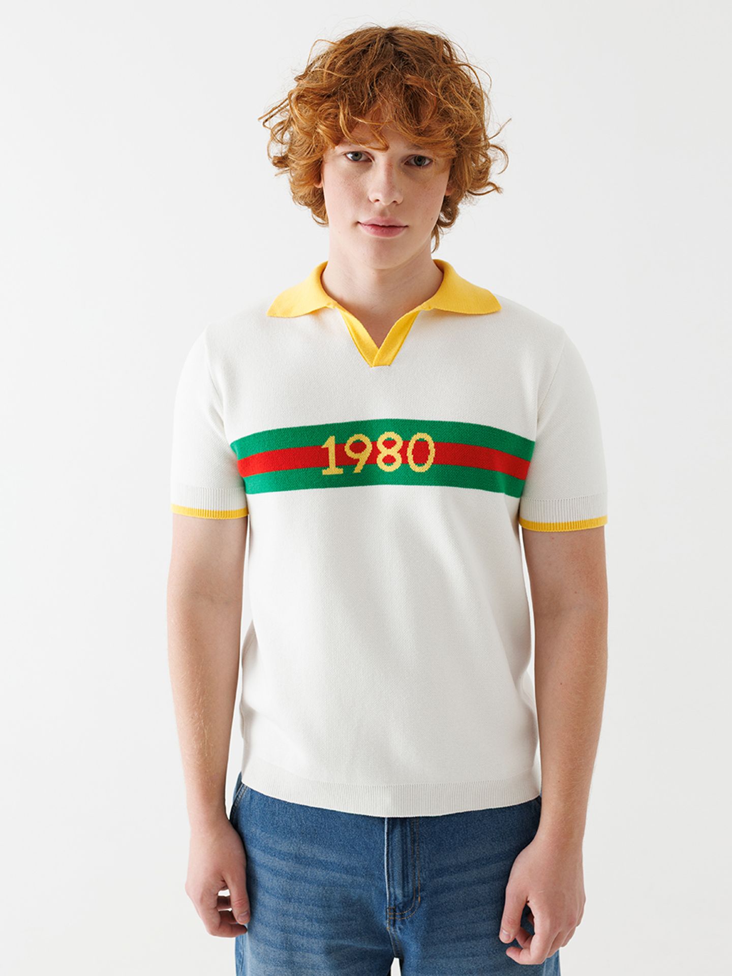 Джемпер-поло мужской"1980"