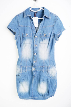 Платье Rainbow джинсовое, маркировка 36, визуально 42 размер