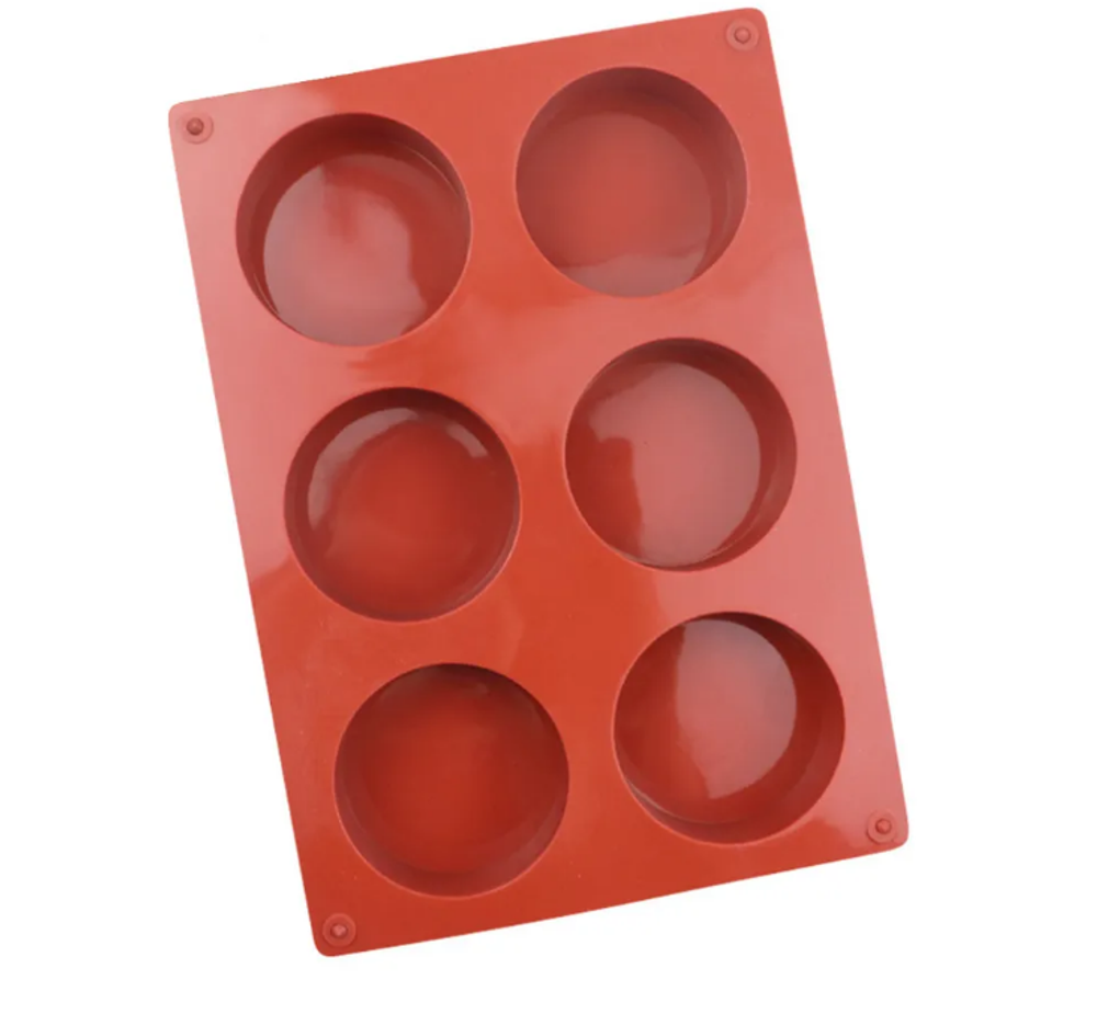 Форма силиконовая «Цилиндр», 6 ячеек