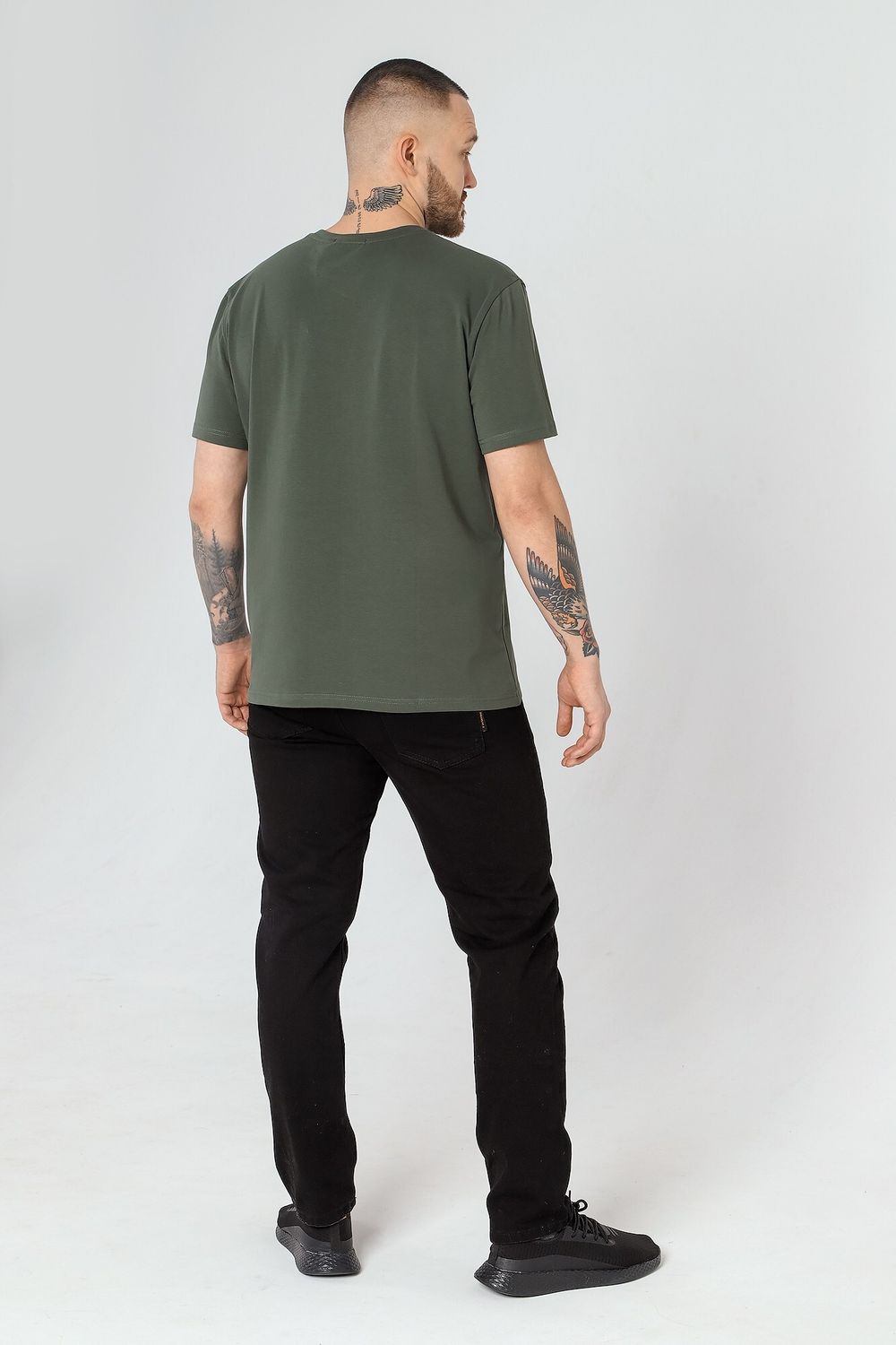 Фуфайка (футболка) мужская Клаб-3У Виотекс ХАКИ