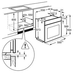 Электрический духовой шкаф Electrolux EOD6P77WZ
