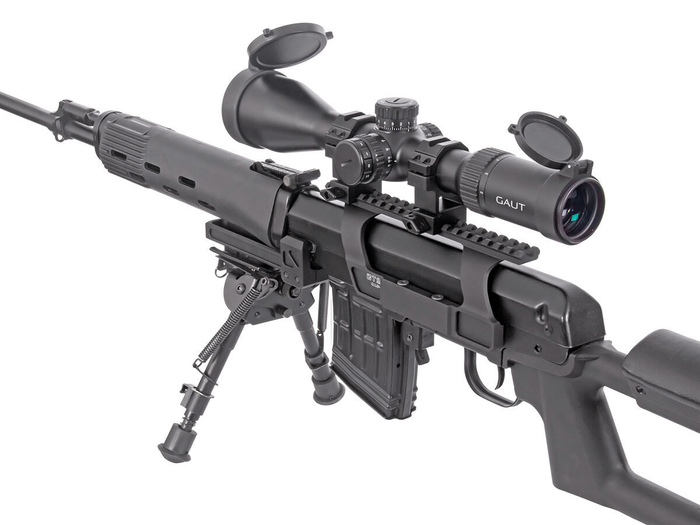 Кронштейн GTS Q.124 боковой небыстросъёмный низкий Picatinny для СВД/Тигр