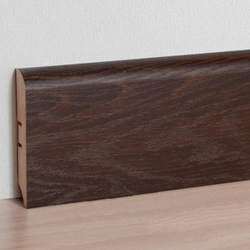 Плинтус МДФ Smartprofile Strong 80М П03 Дуб Филадельфия коньяк 16x80х2400 мм