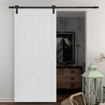 Дверь межкомнатная, 90х210, Дези, из массива дерева, амбарная дверь, для дома и бани, белая, Dipriz